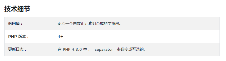 PHP implode()函數用法講解
