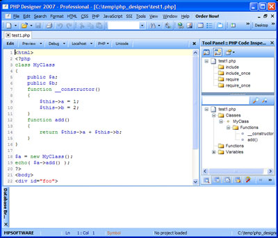 7種流行PHP集成開發工具(IDE)的比較