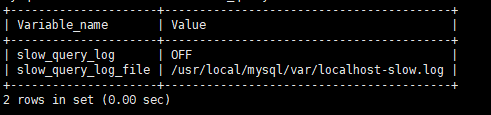 MySQL開啟Slow慢查詢的方法示例