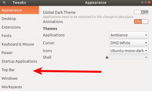 Ubuntu17.10頂欄怎么顯示日期與計秒?