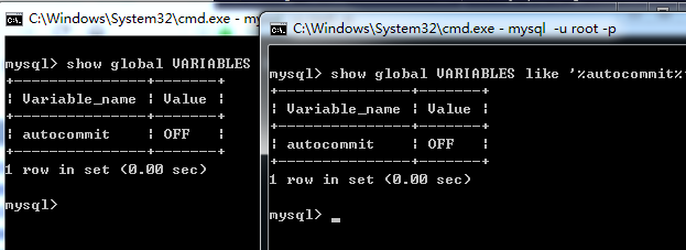 MySQL設置global變量和session變量的兩種方法詳解