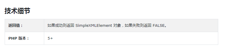 PHP simplexml_load_string()函數實例講解