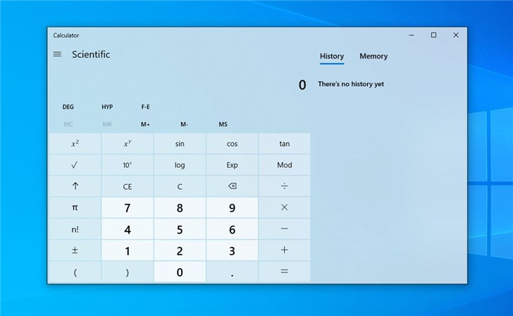 微軟Windows 10計算器已被移植到Android/iOS/Web平臺