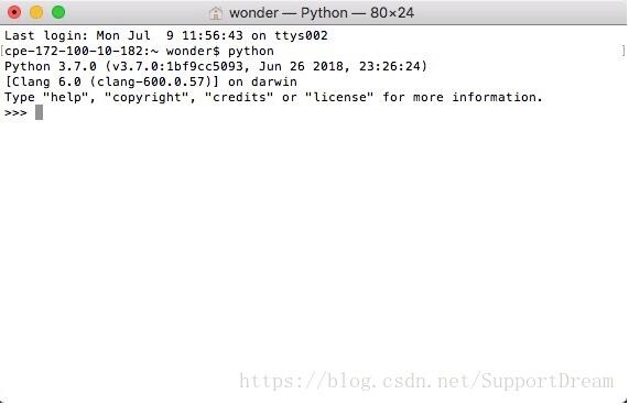 MacBook下python3.7安裝教程