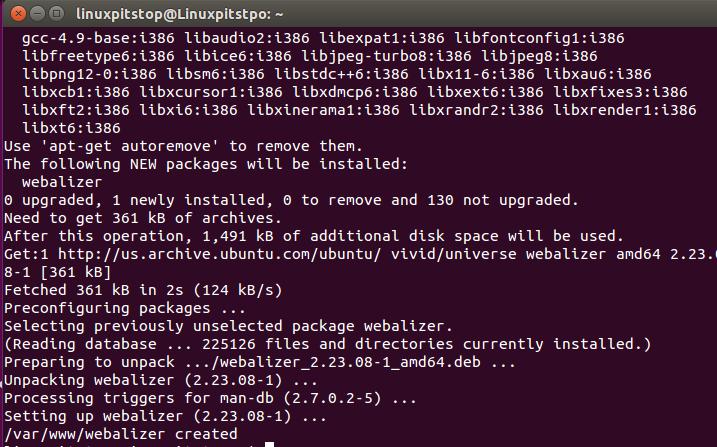 在Ubuntu系統上安裝Webalizer來分析HTTP流量