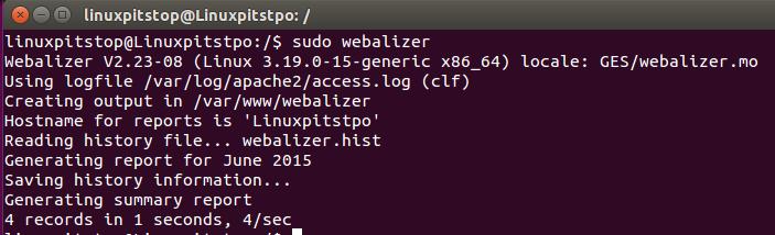 在Ubuntu系統上安裝Webalizer來分析HTTP流量