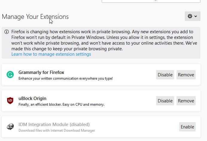 Mozilla承諾改進(jìn)火狐Firefox瀏覽器68插件管理器UI