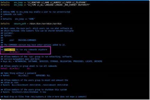 Centos(Linux)下用戶權限委派配置介紹