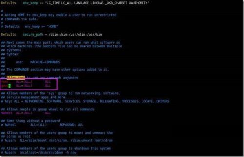 Centos(Linux)下用戶權限委派配置介紹