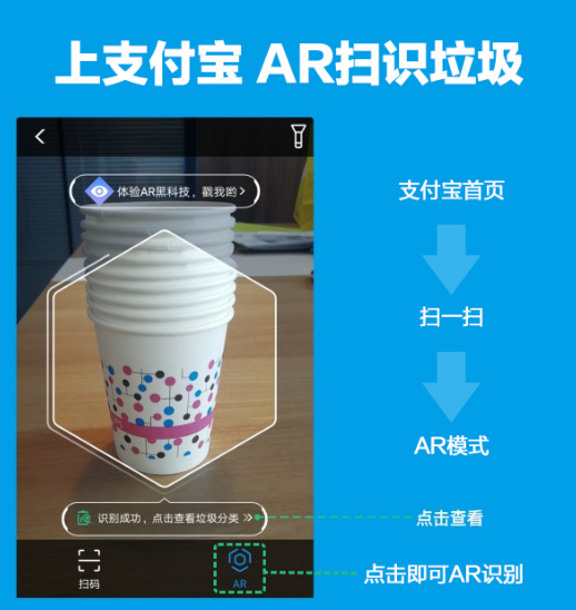支付寶AR掃一掃識別垃圾功能怎么用 支付寶AR掃一掃識別垃圾流程