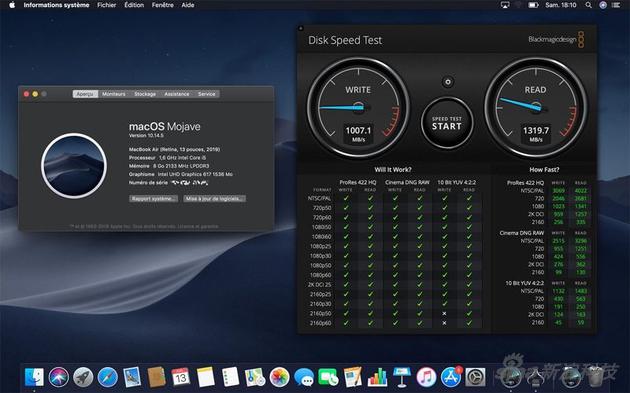 外媒實測2019款MacBook Air硬盤讀取速度比舊款要慢