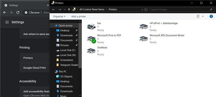 微軟Chromium版Edge新特性：支持Windows 10現代顏色選擇器/打印機