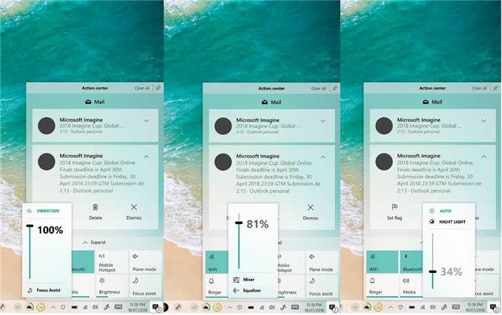 微軟Windows 10革新：Windows Core OS全新活動中心