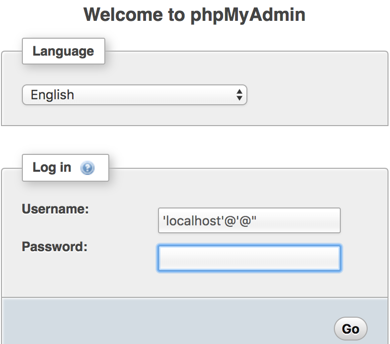 phpMyAdmin通過密碼漏洞留后門文件