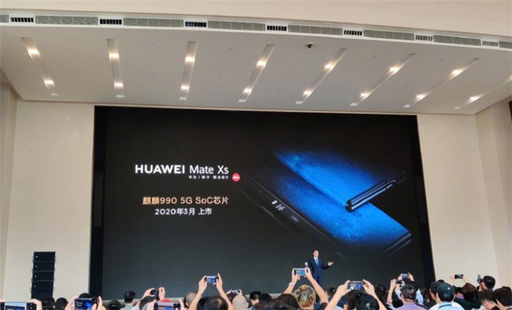 華為Mate Xs將于2020年3月上市：搭載麒麟990 5G SoC