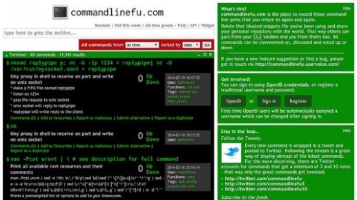 16個(gè) Linux系統(tǒng)方面的在線(xiàn)工具類(lèi)網(wǎng)站