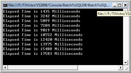 SQLServer 批量插入數(shù)據(jù)的兩種方法