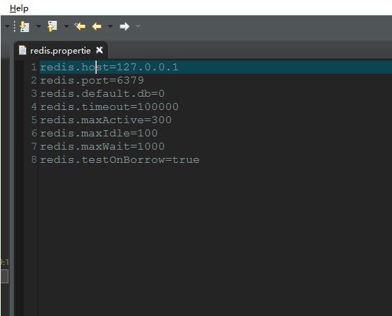 基于redis.properties文件的配置及說(shuō)明介紹