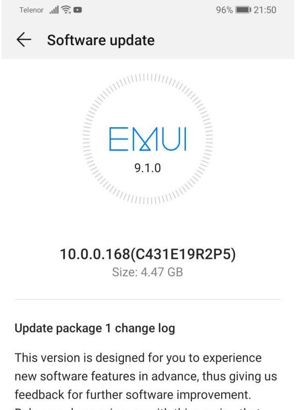 華為P30/Pro歐版獲EMUI10穩定版更新
