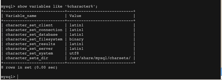 Linux下修改MySQL編碼的方法