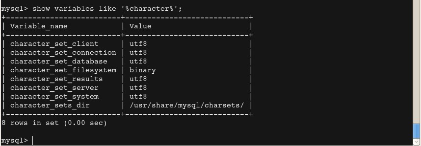 Linux下修改MySQL編碼的方法