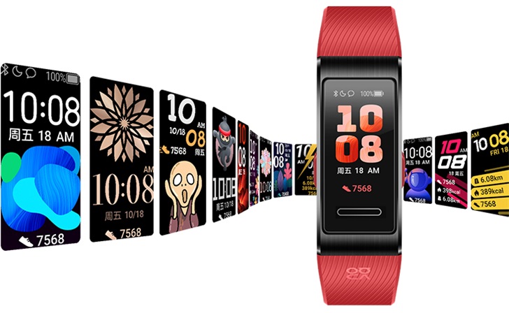 399元，華為手環(huán)4 Pro正式發(fā)布：AMOLED彩屏，NFC與獨(dú)立GPS