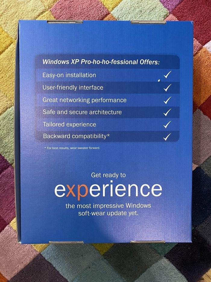 致敬經典系統：微軟推出Windows XP主題毛衣