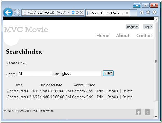ASP.NET MVC4入門教程（一）：入門介紹