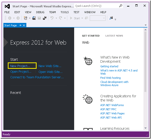 ASP.NET MVC4入門教程（一）：入門介紹