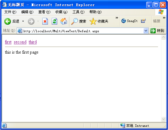 ASP.NET中MultiView和View選項卡控件的使用方法