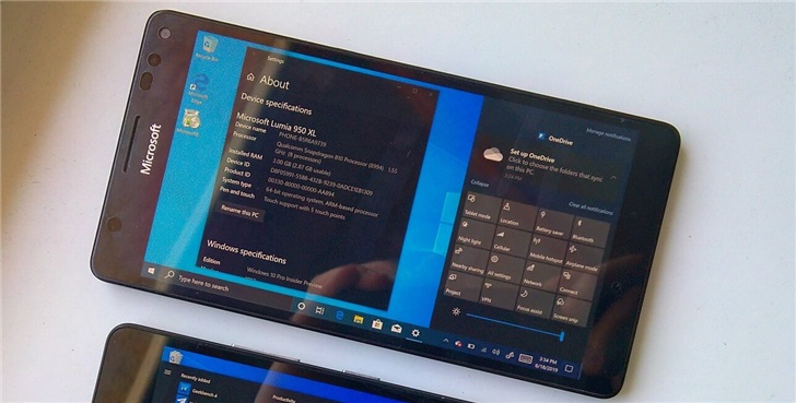 Windows 10 ARM 手機項目更加成功，下一步攻克安卓旗艦