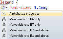 最鋒利的Visual Studio Web開(kāi)發(fā)工具擴(kuò)展：Web Essentials使用詳解