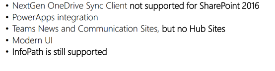 SharePoint Server 2019新特性介紹