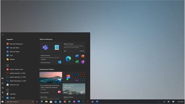 五月更新將至 微軟放出Windows 10開始菜單新UI預告