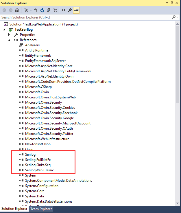 Asp.Net MVC中配置Serilog的方法
