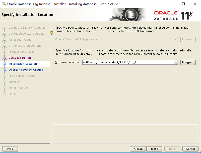 Linux虛擬機下安裝Oracle 11G教程圖文解說
