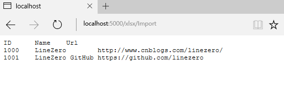 ASP.NET Core 導入導出Excel xlsx 文件實例