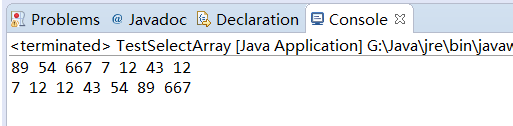 Java實現(xiàn)選擇排序算法的實例教程
