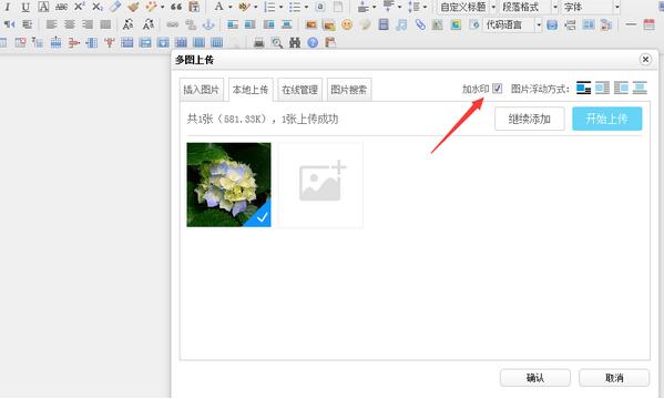ASP.NET百度Ueditor編輯器實(shí)現(xiàn)上傳圖片添加水印效果