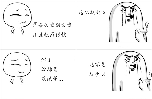 網站收錄正常沒排名的情況幾種原因與解決方法