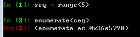 python enumerate內置函數用法總結