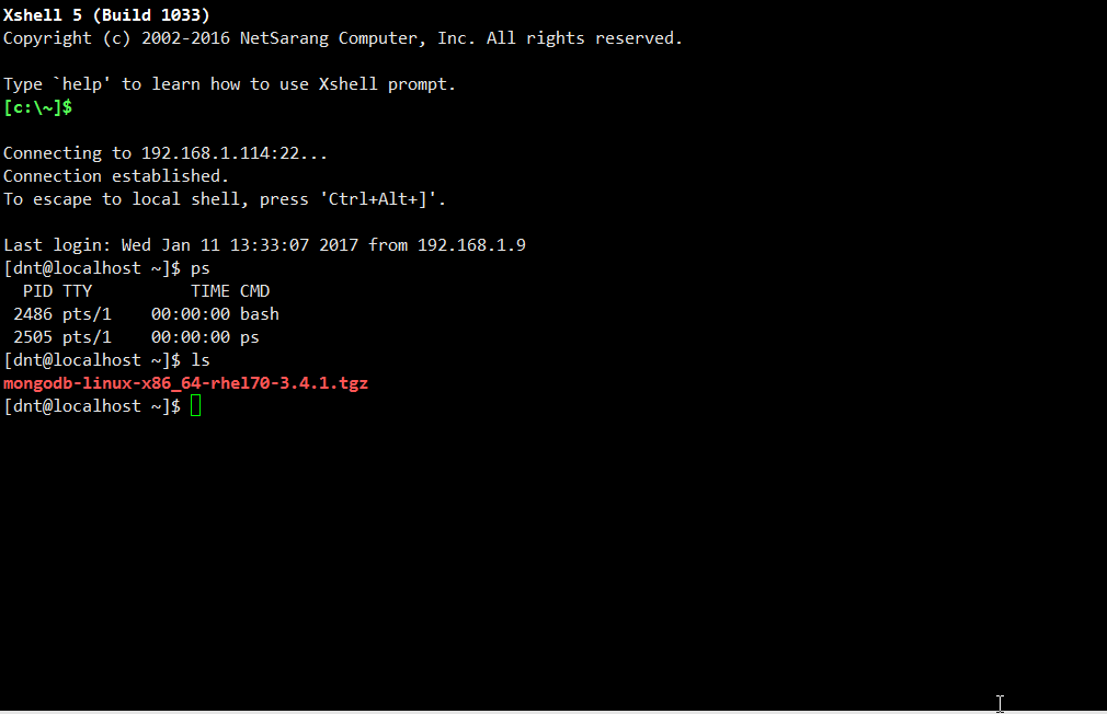 CentOS 安裝 Mongodb的步驟（在線離線兩種）