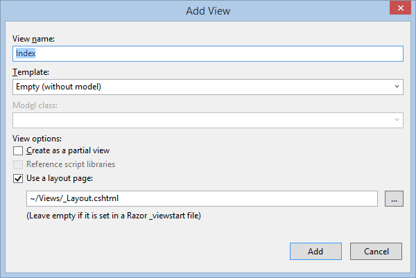 ASP.NET MVC 使用Bootstrap的方法
