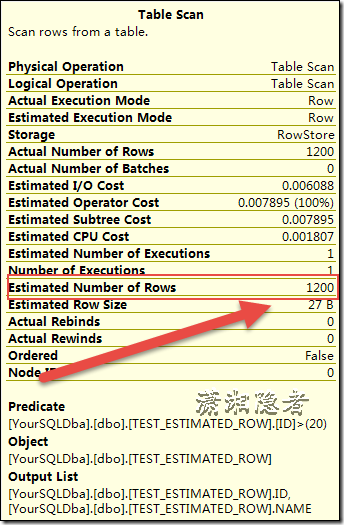 SQL Server中關于基數估計計算預估行數的一些方法探討