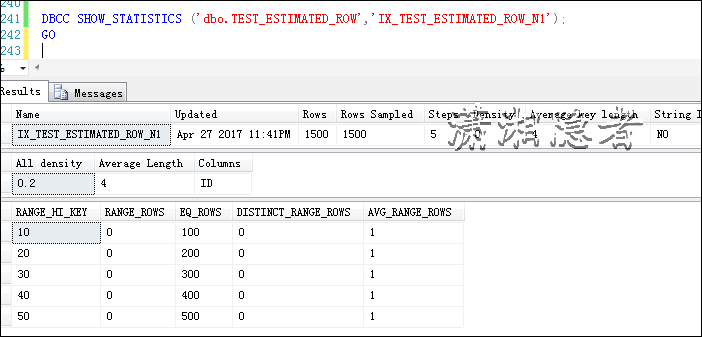 SQL Server中關于基數估計計算預估行數的一些方法探討