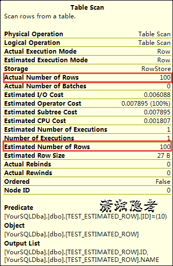 SQL Server中關于基數估計計算預估行數的一些方法探討