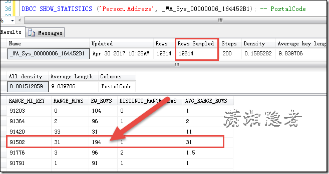 SQL Server中關于基數估計計算預估行數的一些方法探討