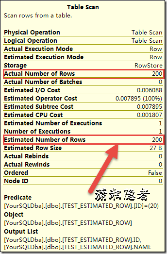 SQL Server中關于基數估計計算預估行數的一些方法探討