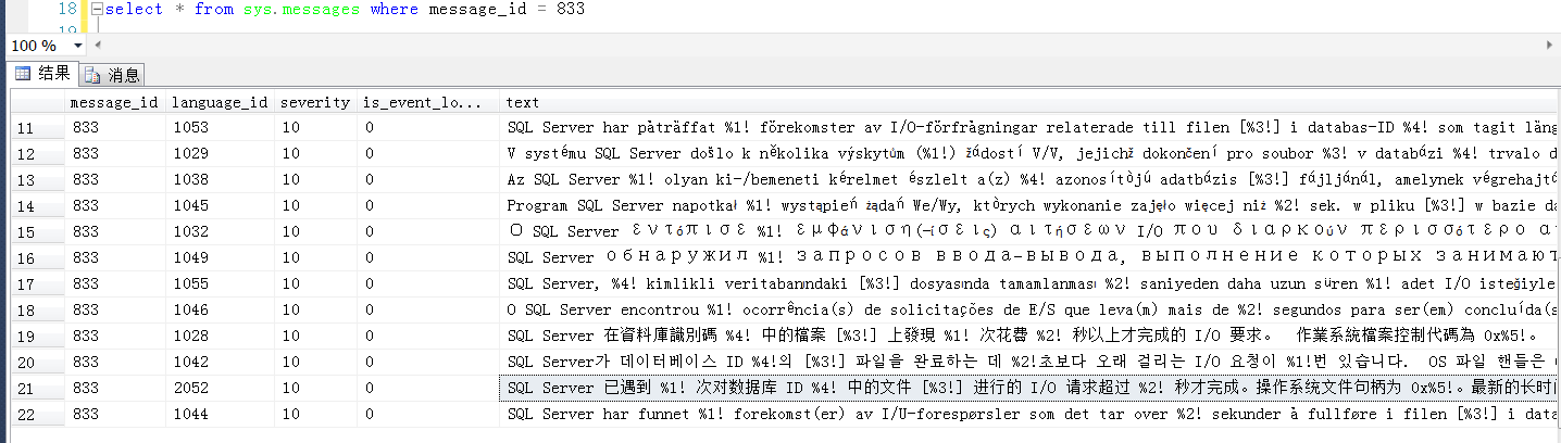SQL Server 磁盤請求超時的833錯誤原因及解決方法