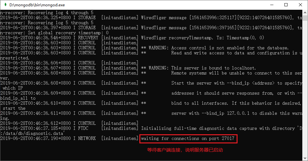 Windows下MongoDB的下載安裝、環境配置教程圖解